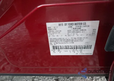 2017 Ford Edge Sel z USA, uszkodzony, nr VIN 2FMPK4J86HBC52488